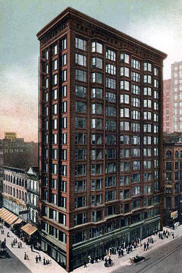Vintage view from the northeast