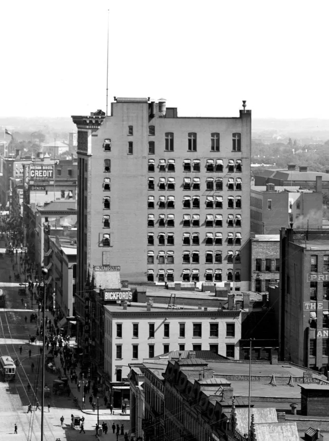 View from the southwest