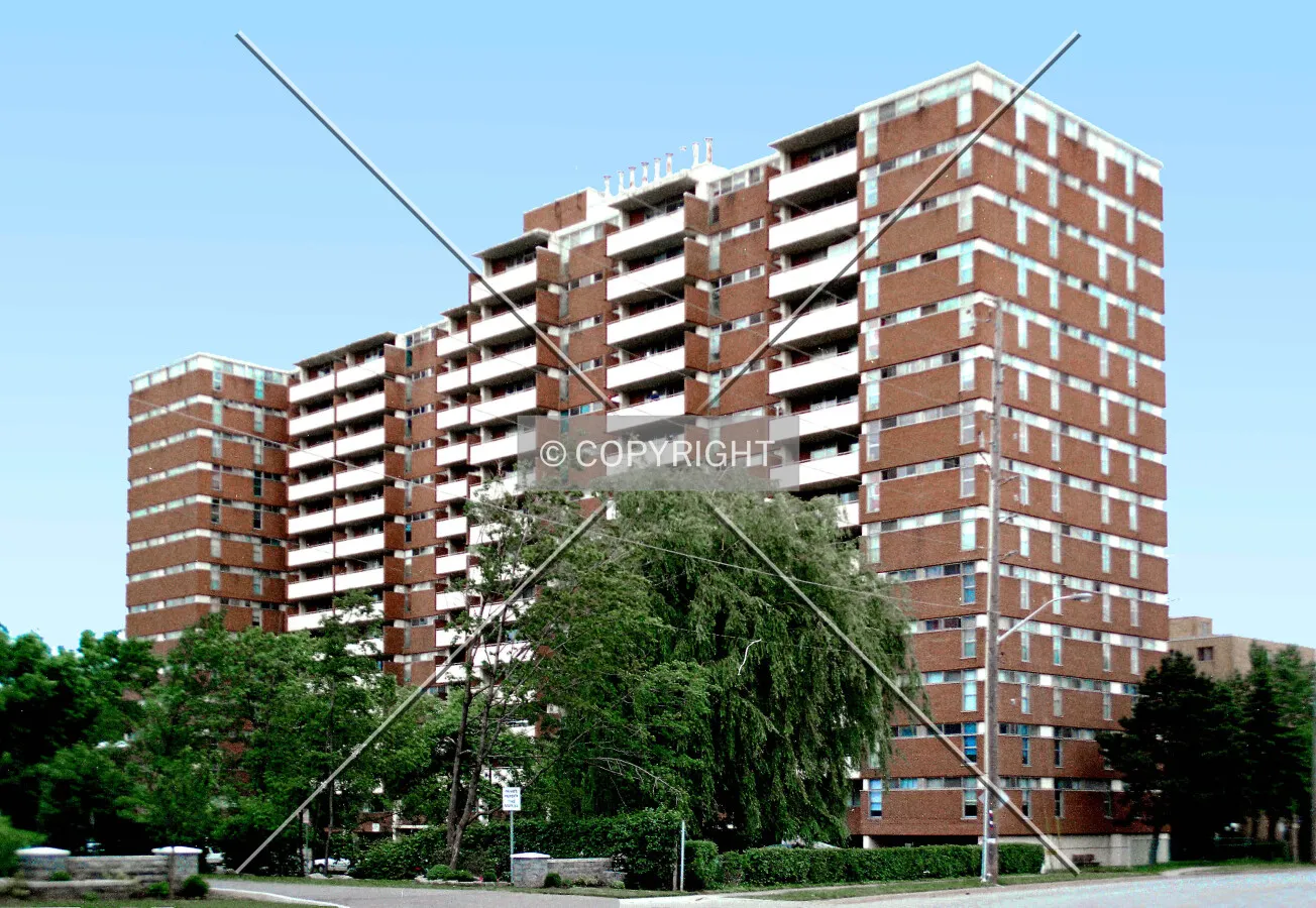 View from the west across Maple Avenue