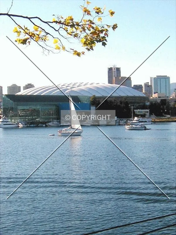 View from near Science World, early evening