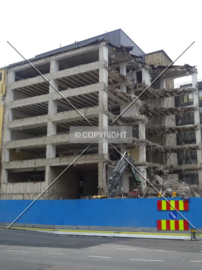 Demolition of Southern Wing