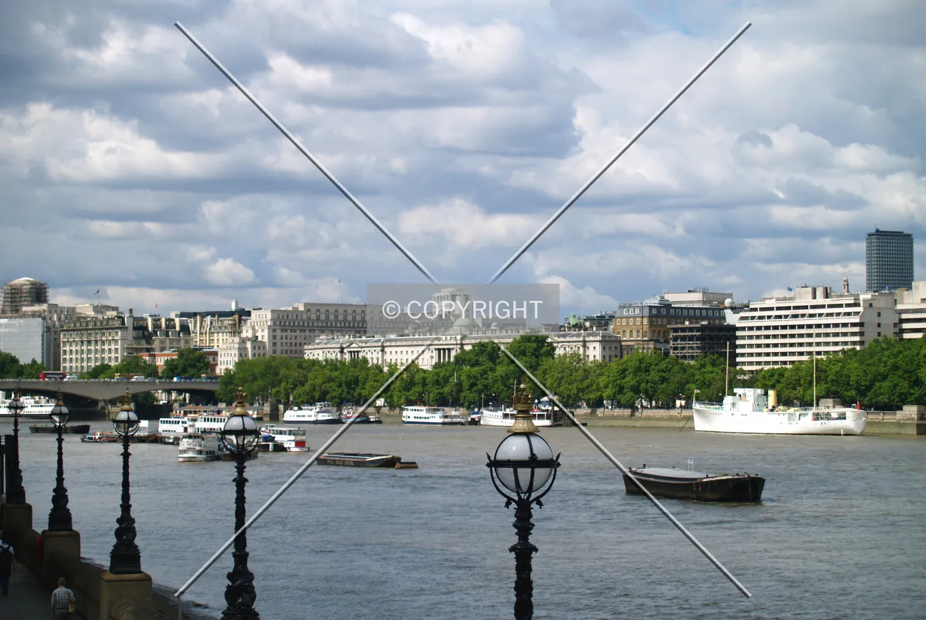 Looking northwest from the Millennium Bridge