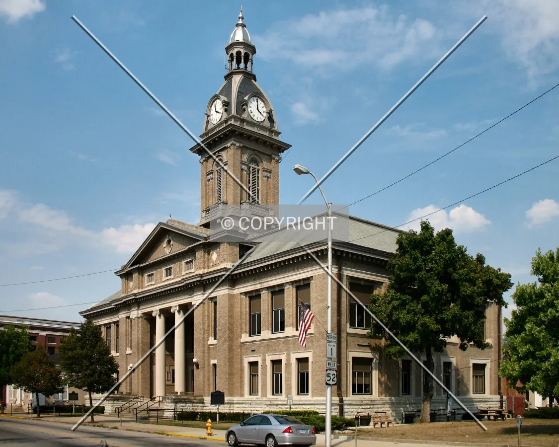 View to the northeast across Main Street