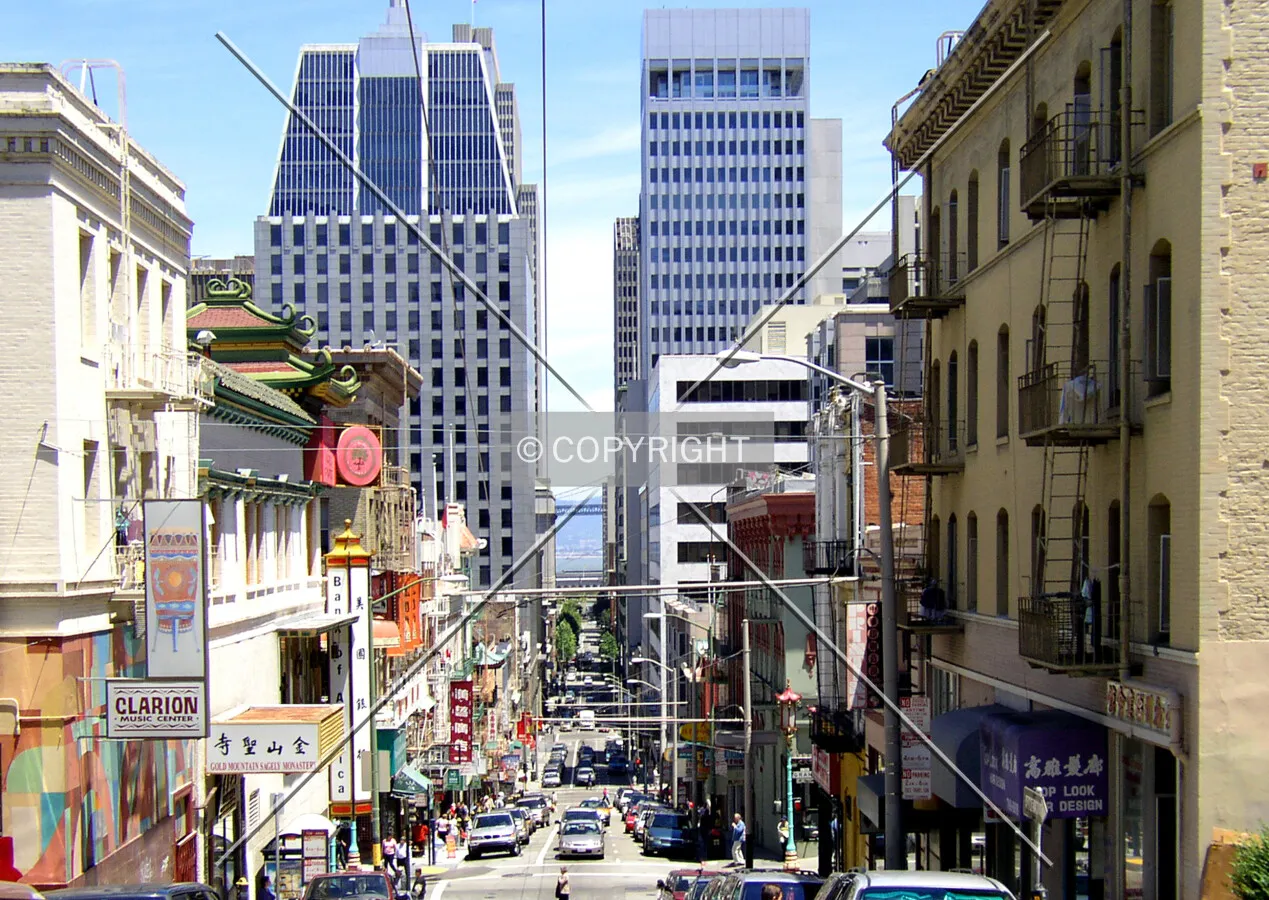 Looking east from Grant Street
