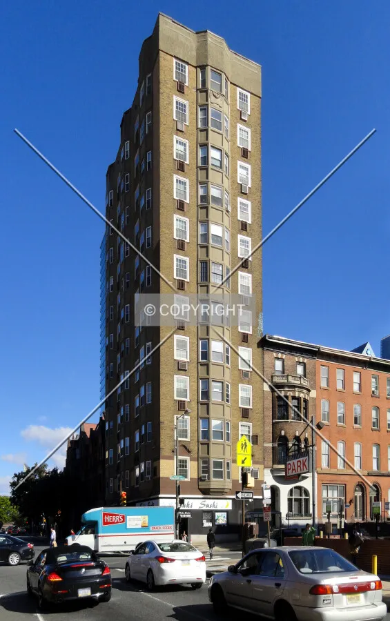 From South 22nd Street to the south