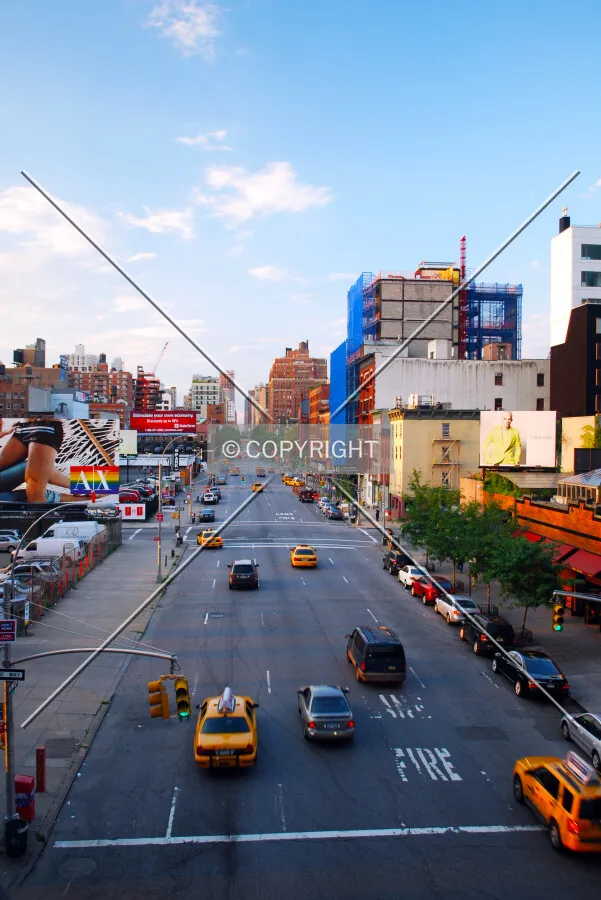 View northward from Highline Park