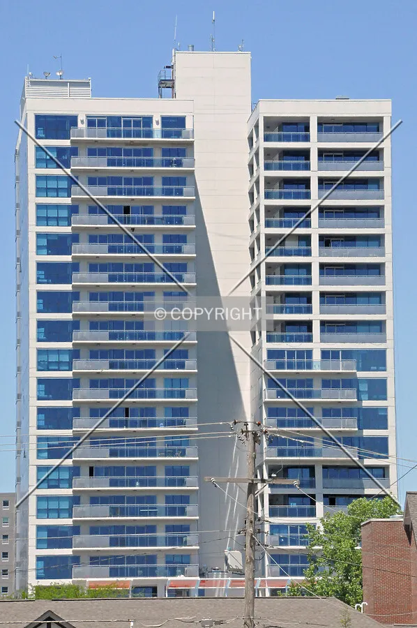 South facade viewed from Chalmers Street
