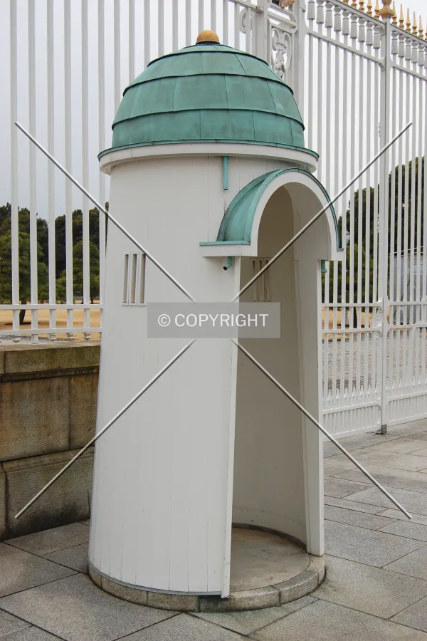 Sentry box at the north gate