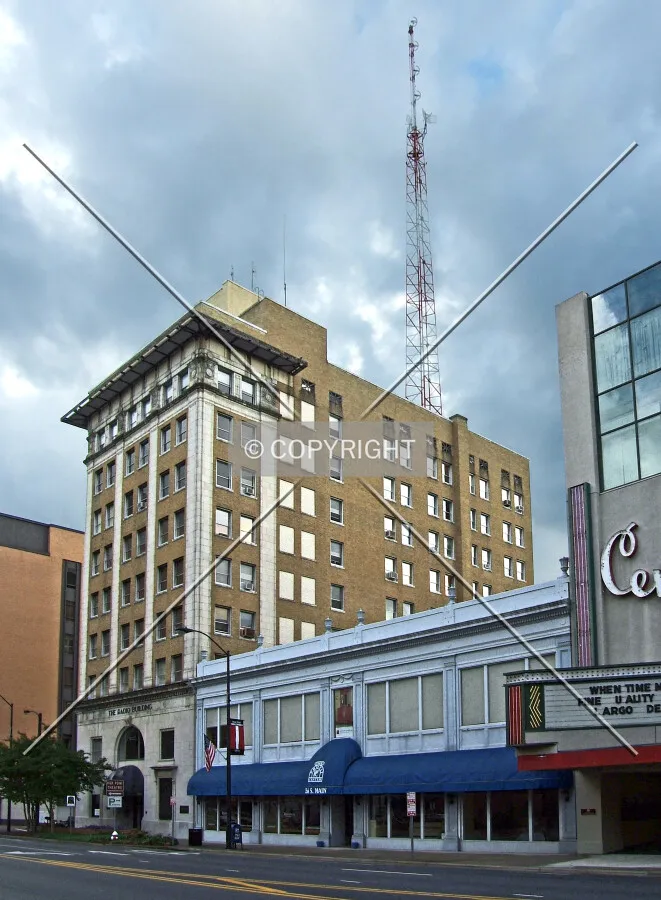View from the northeast on Main Street