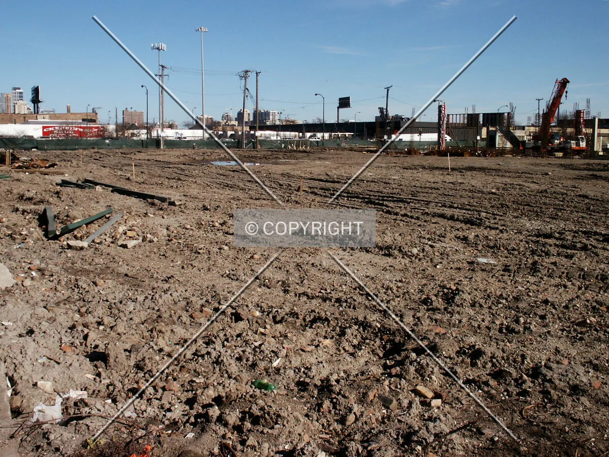Looking southeast across the northern half of the site