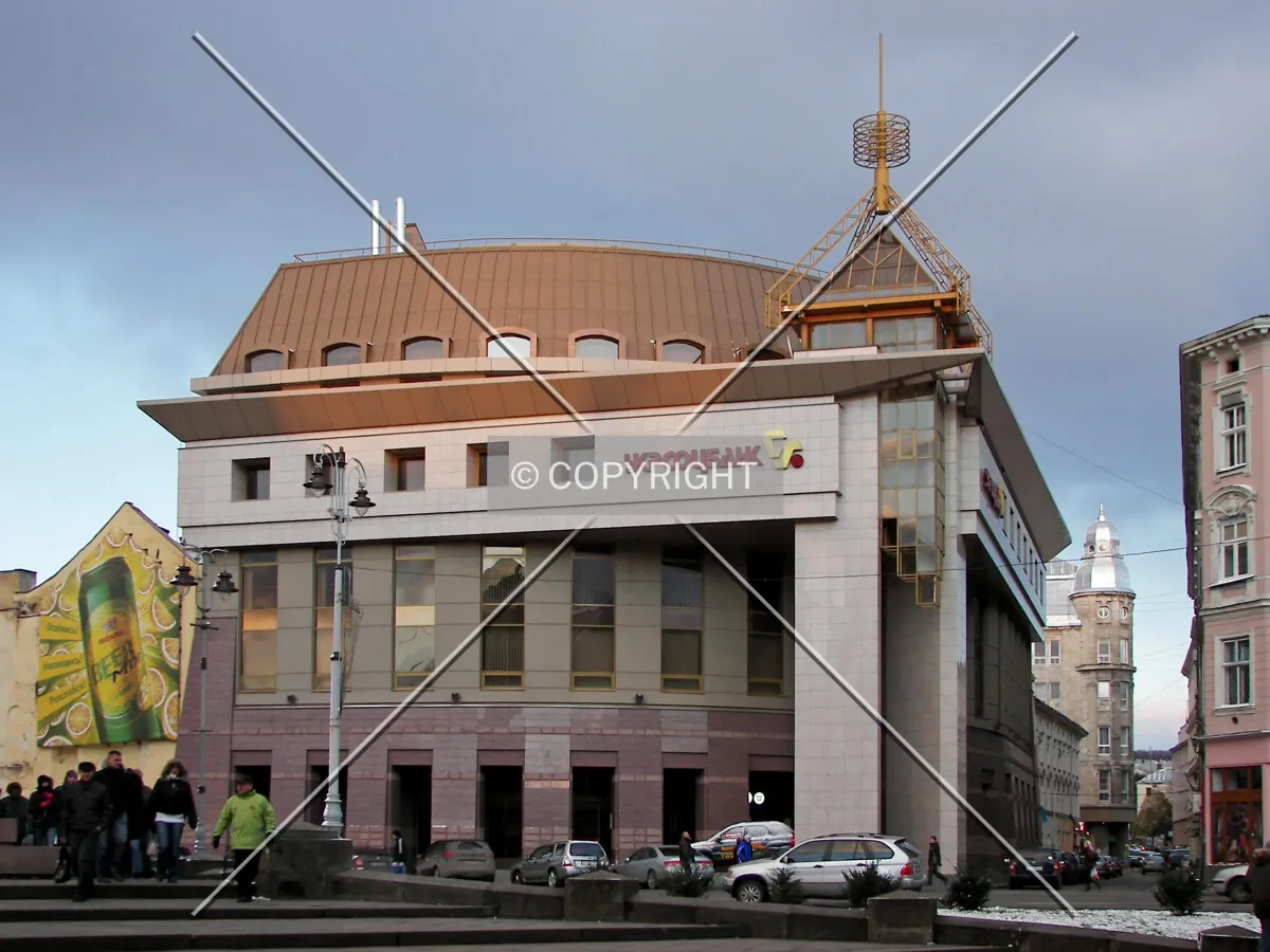 View from across Mickiewicz Square