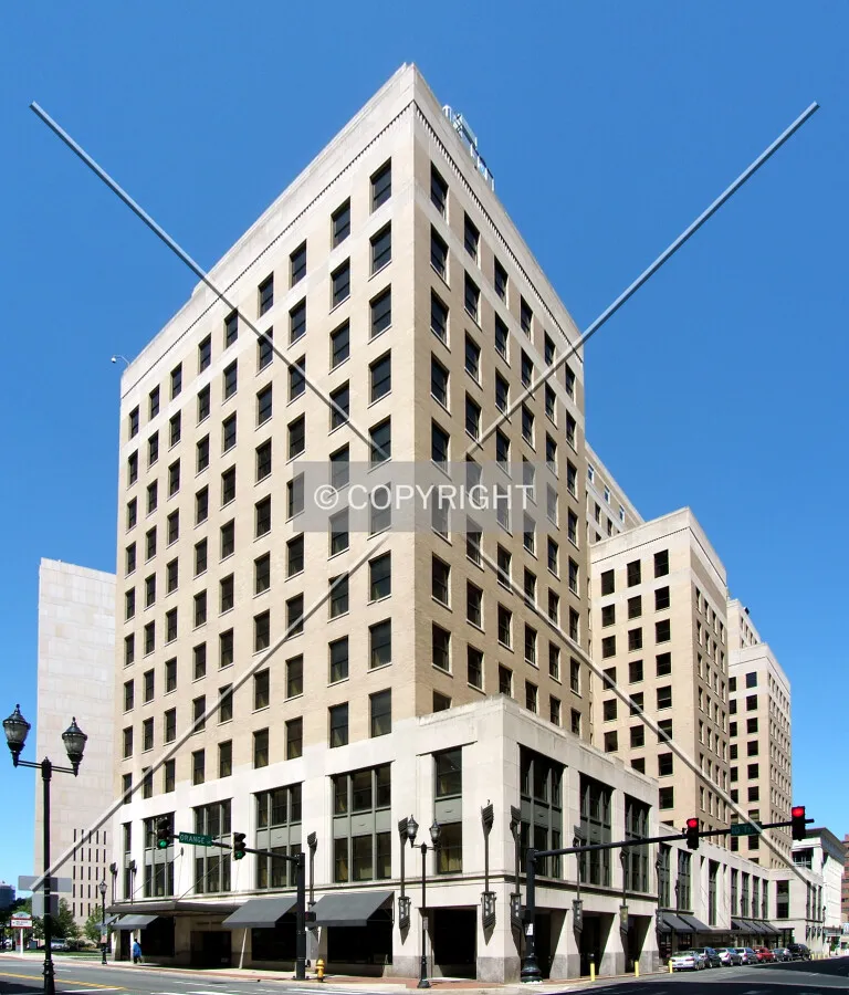 View from the south at 10th and Orange Streets