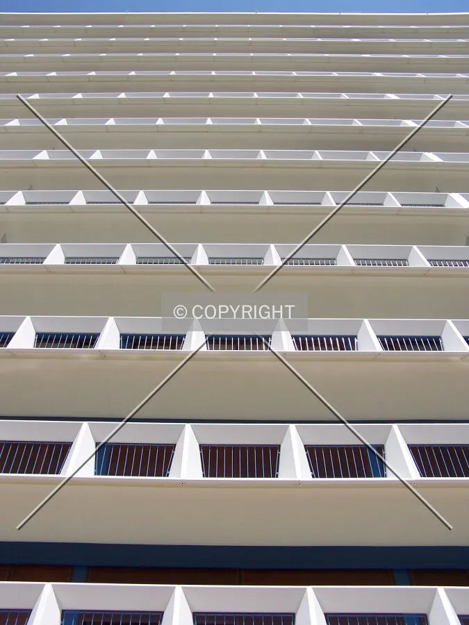 Looking up the south side