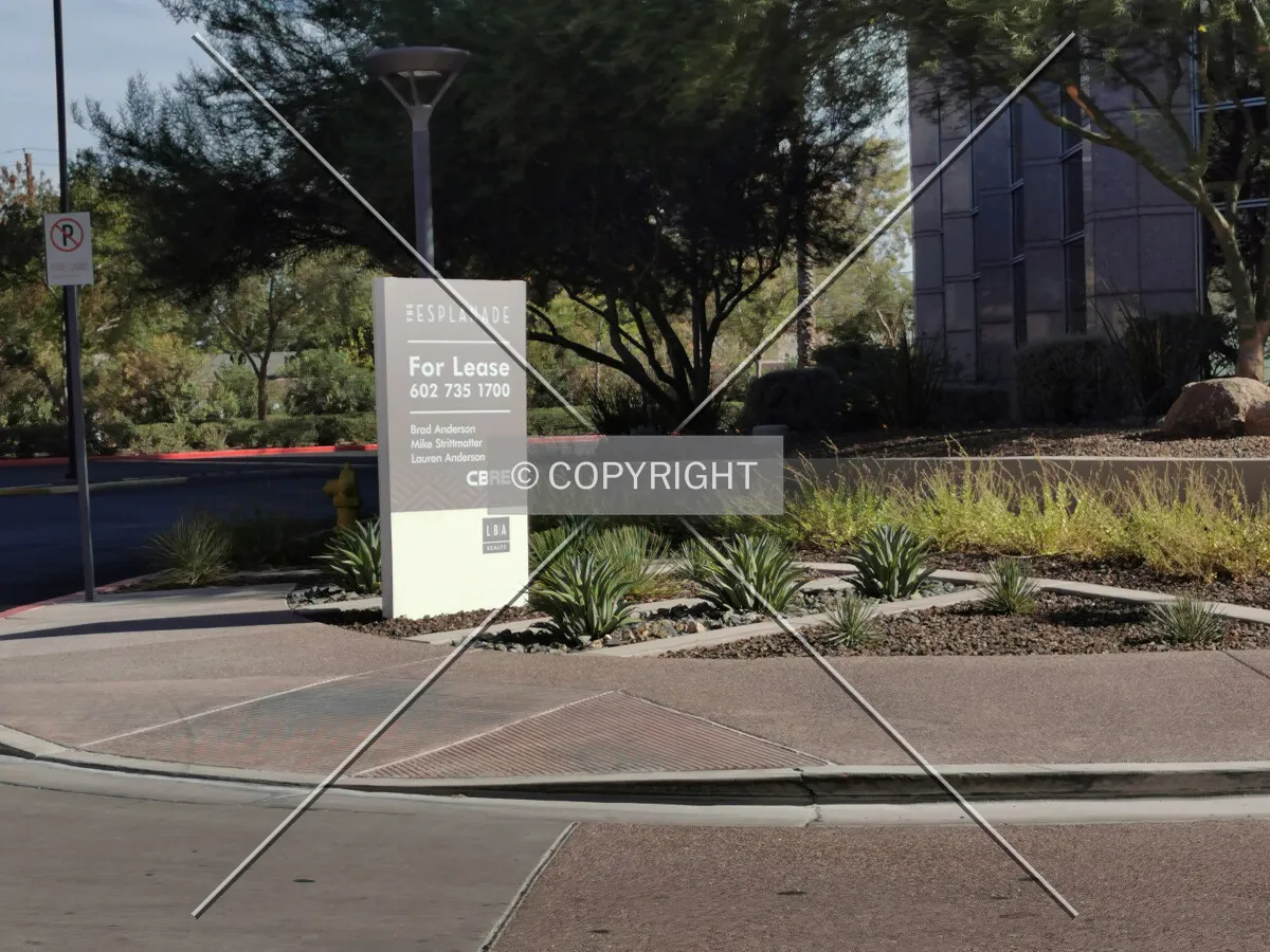 CBRE rental sign