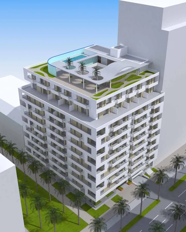 Rendering from above