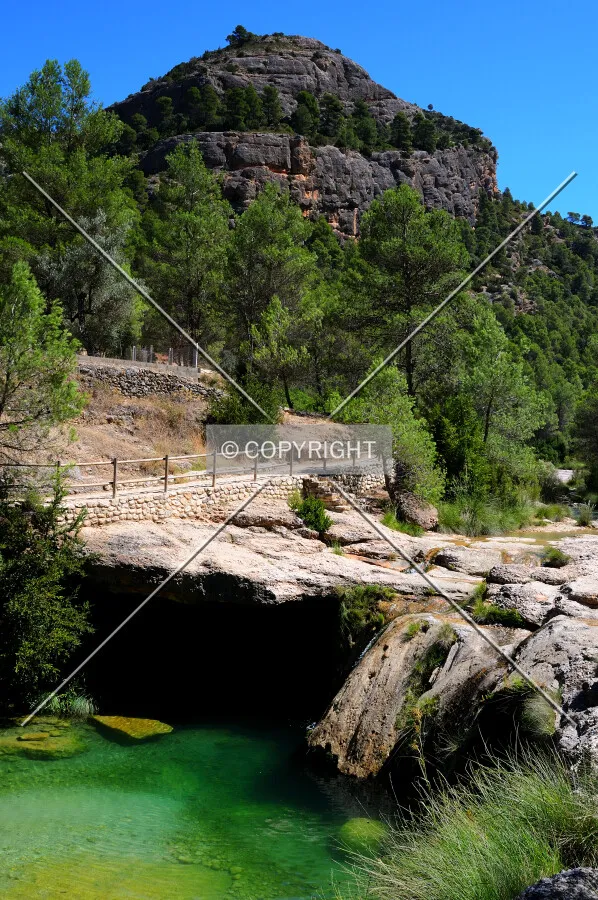 Toll de Vidre, natural pool