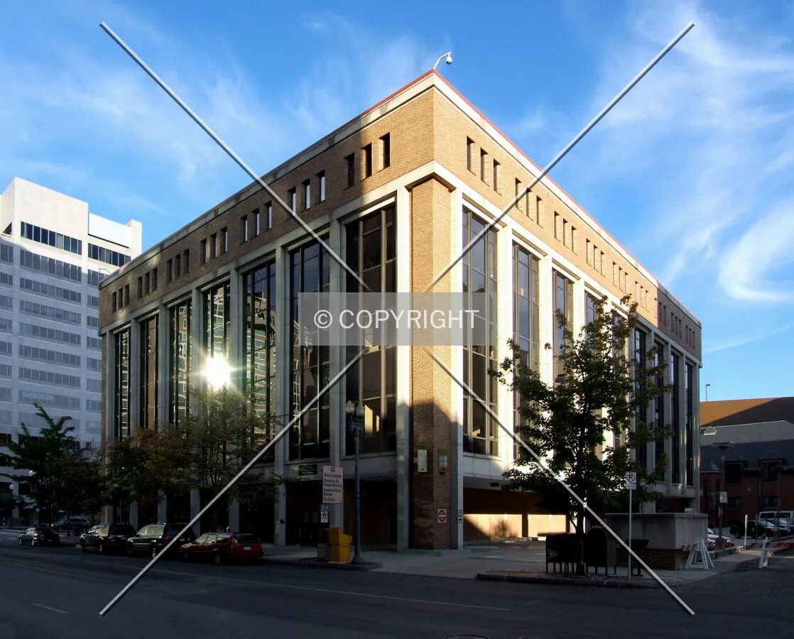 View from the southwest on Market Street