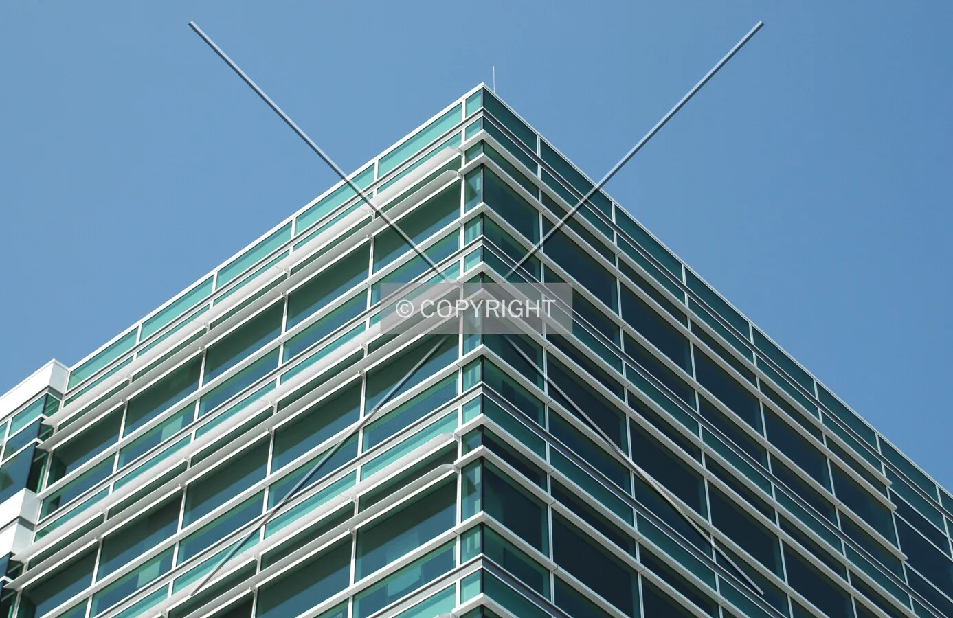 Top of the southwest corner