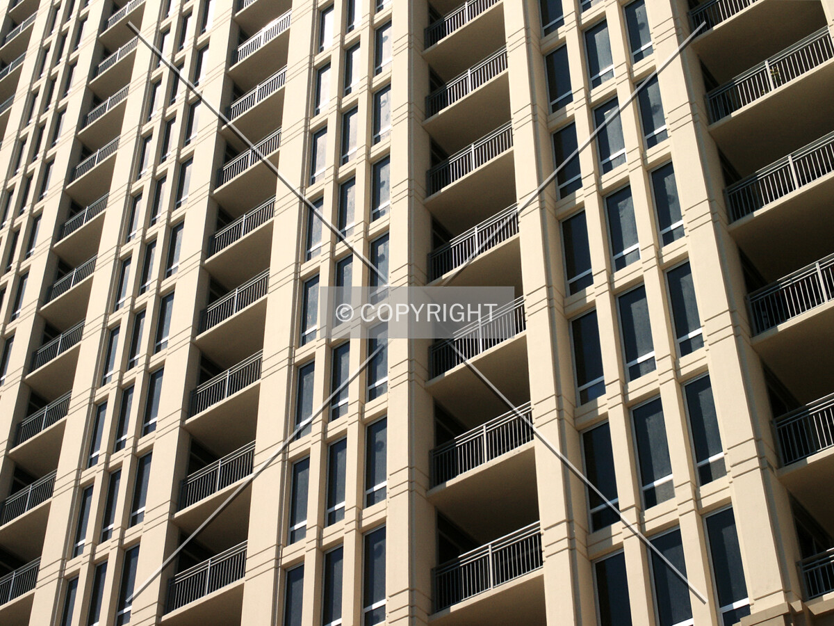 Detail of the south facade