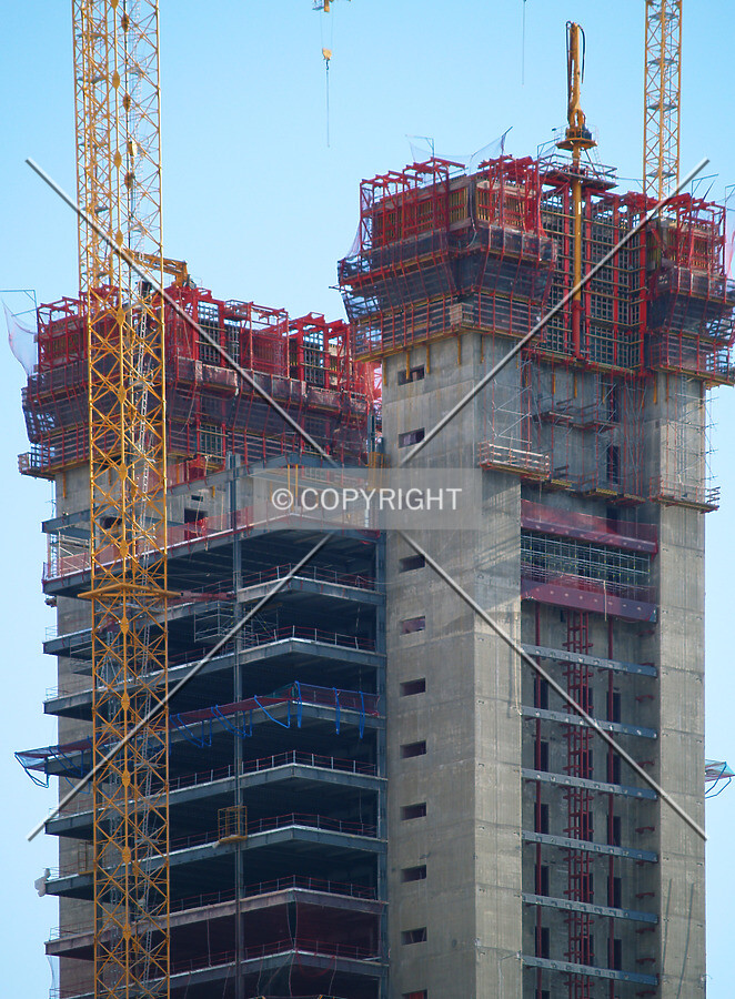 Top floors as seen from the northwest
