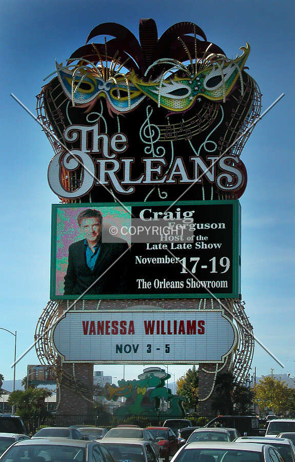 Main marquee sign on Tropicana