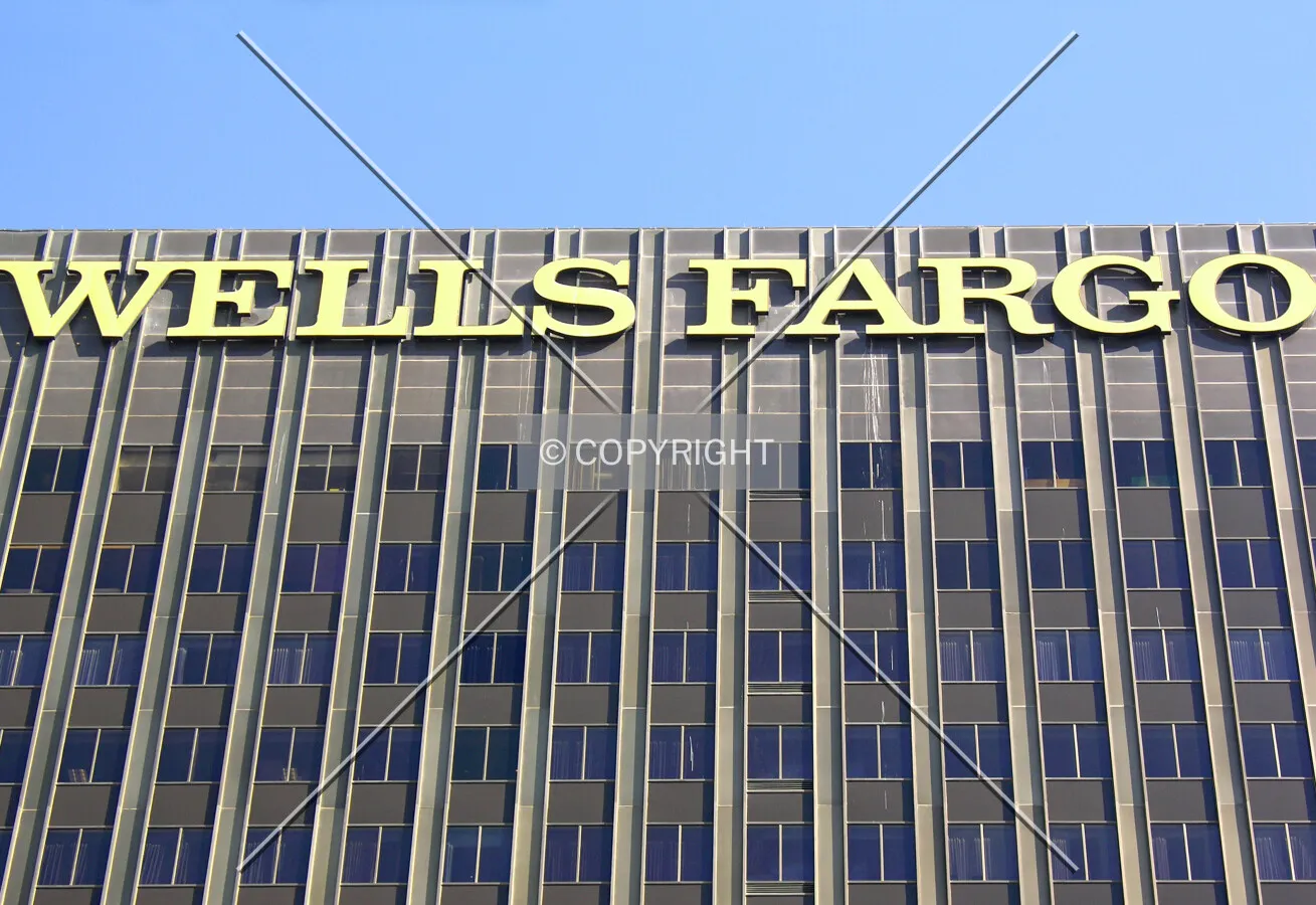 Signage atop the western side