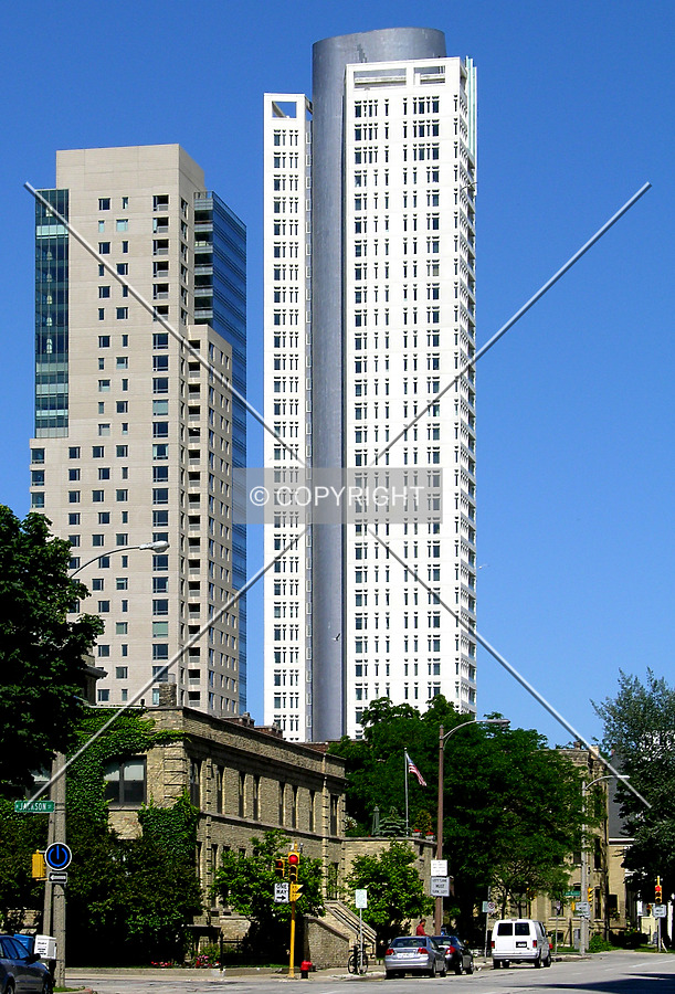 View to the east along East Wells Street