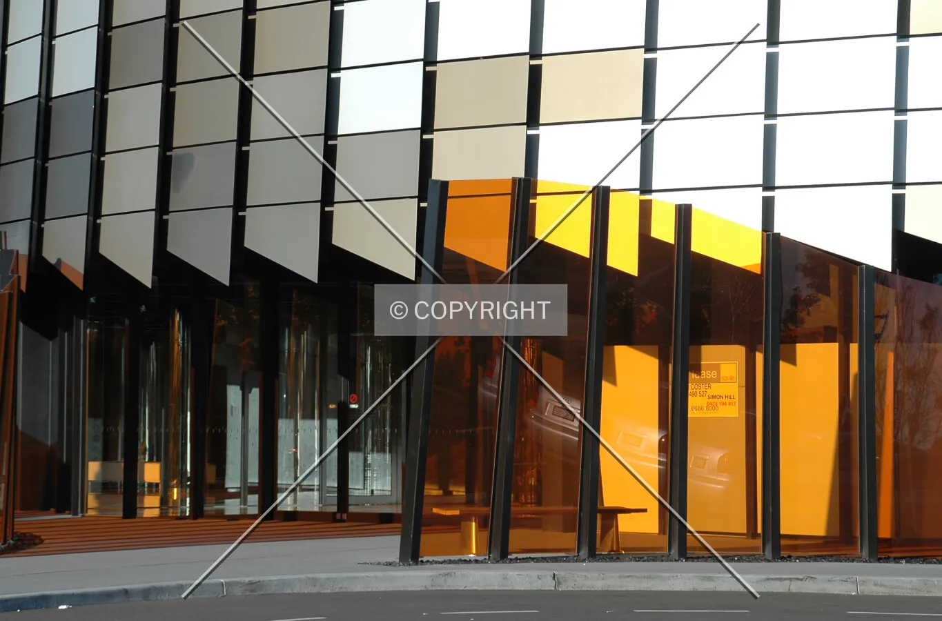 Podium facade detail