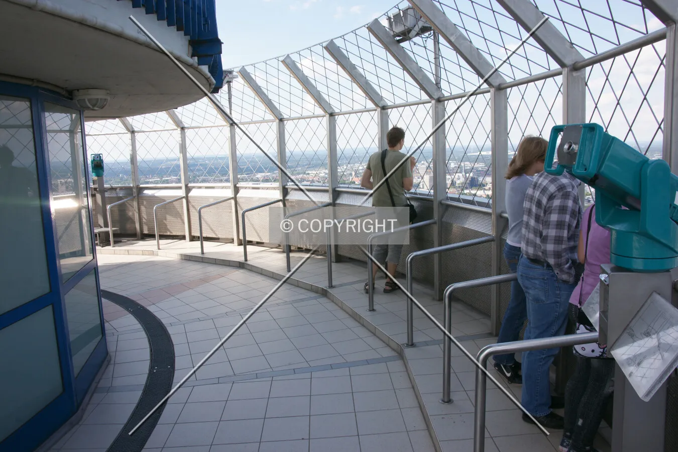 The observation platform and fences