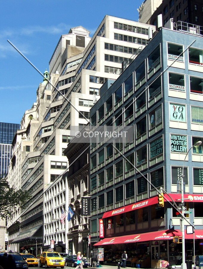 View from the southeast at 54th Street and Madison Avenue