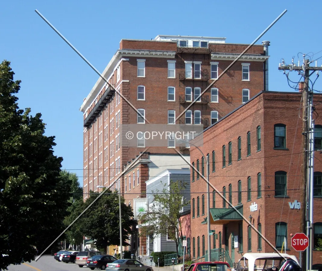 View from the southwest along St. Paul Street