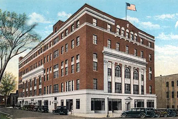 Vintage view from the southeast