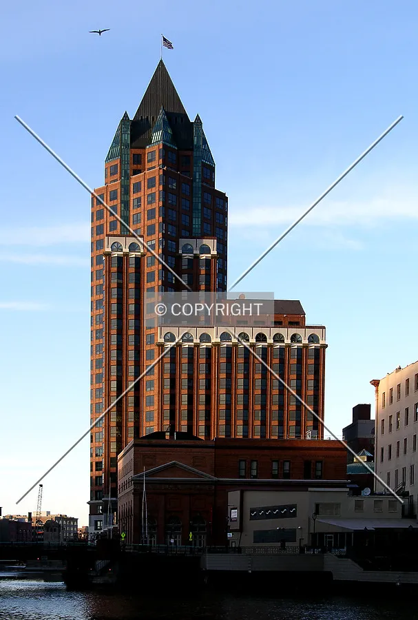 From across the Milwaukee River to the south