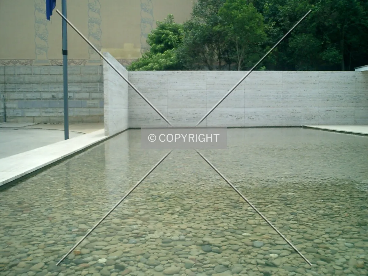 Barcelona Pavilion by Mies van der Rohe