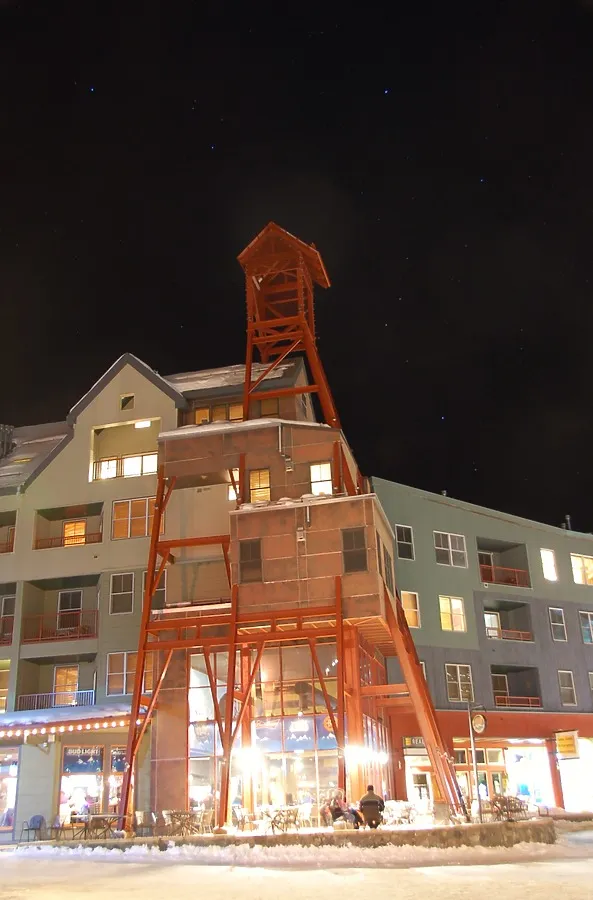 Replica of a mine headframe
