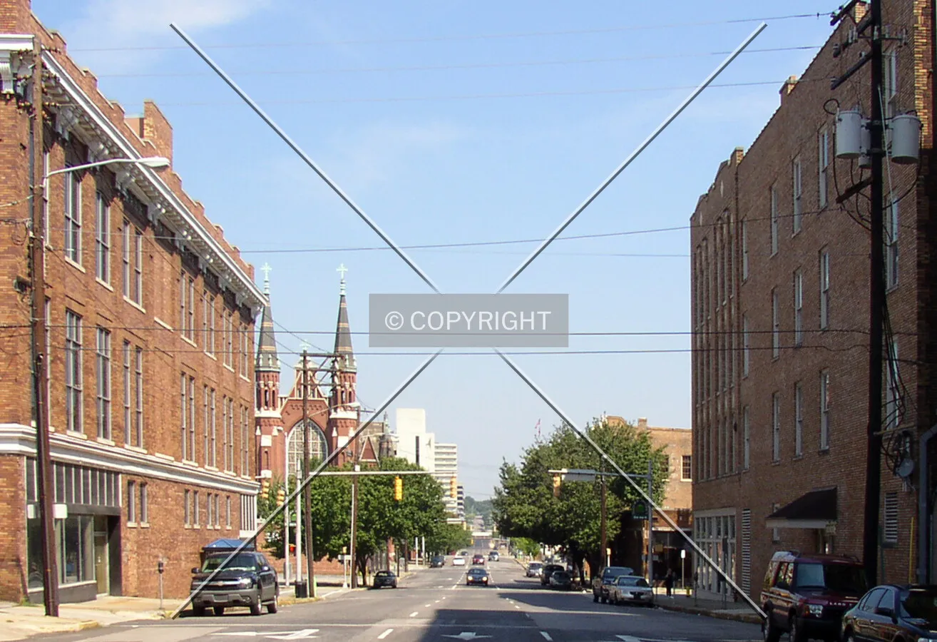 Looking north from 2nd Avenue North