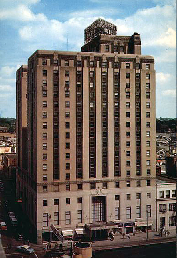 Vintage view from the northwest
