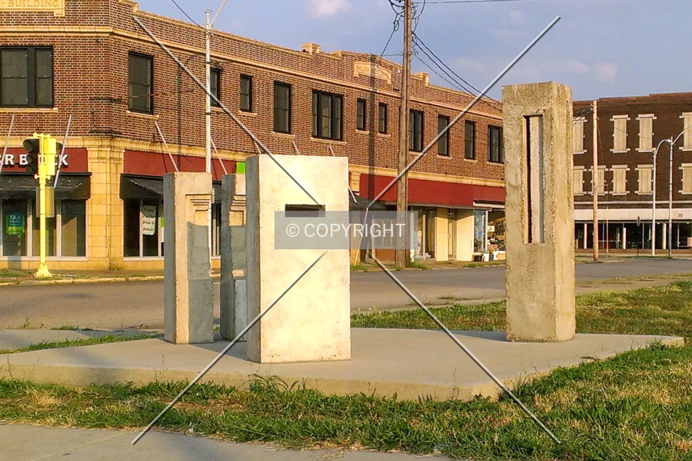 View from the northwest; September 11, 2013
