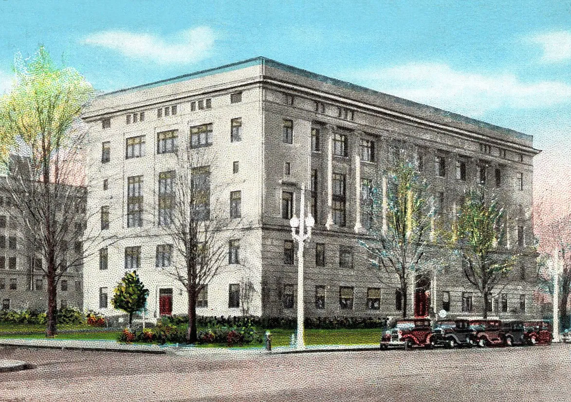 Vintage view from the southeast