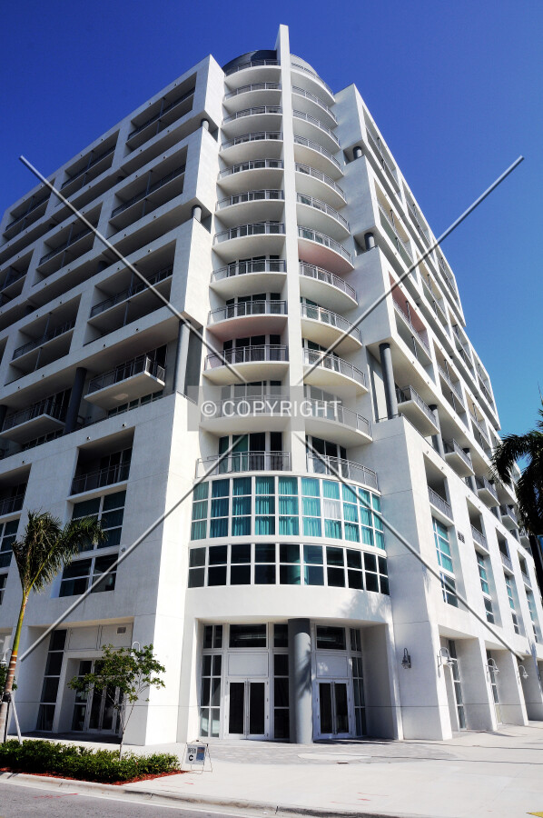 View from the northwest along Biscayne Boulevard