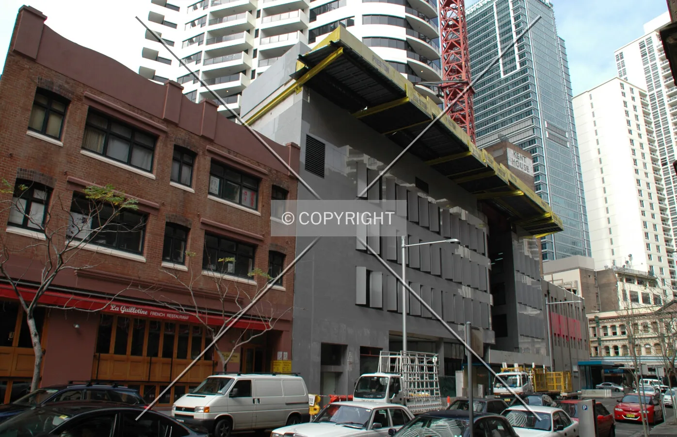 The Kent Street podium