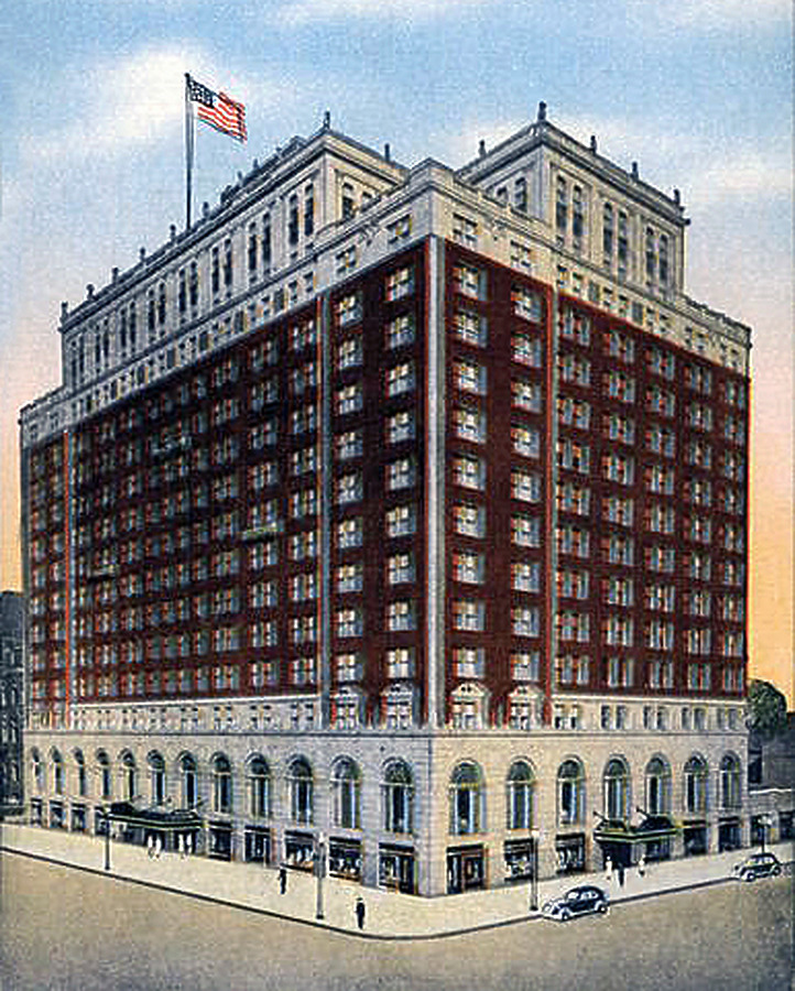 Vintage view from the southwest