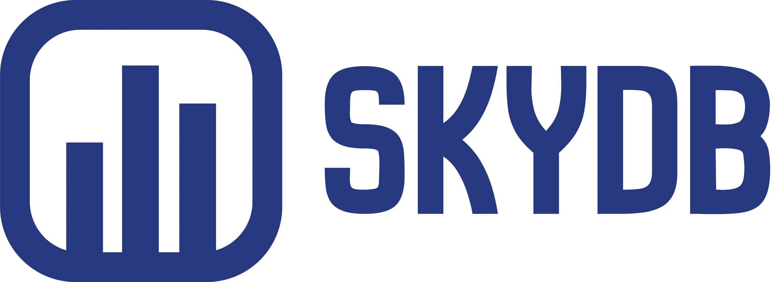 SKYDB Logo in blue color