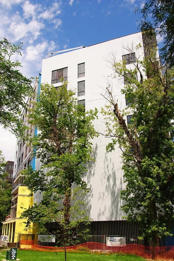 View to the north