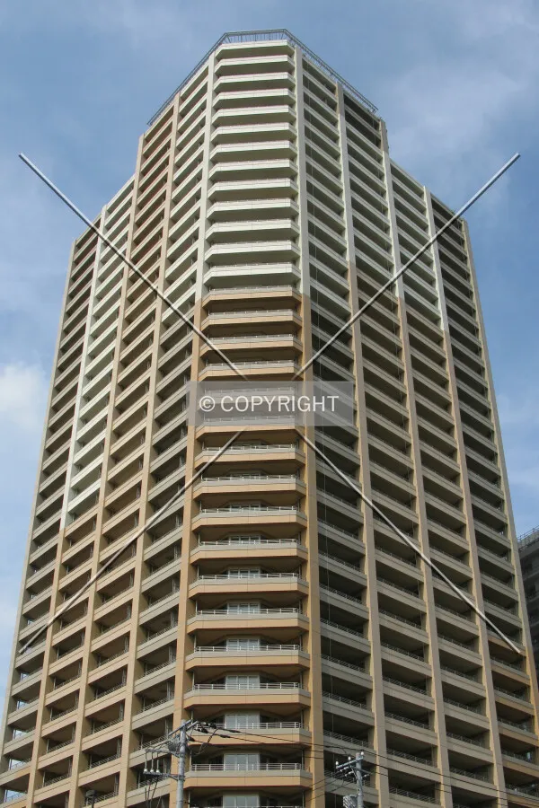 Looking up from the southwest