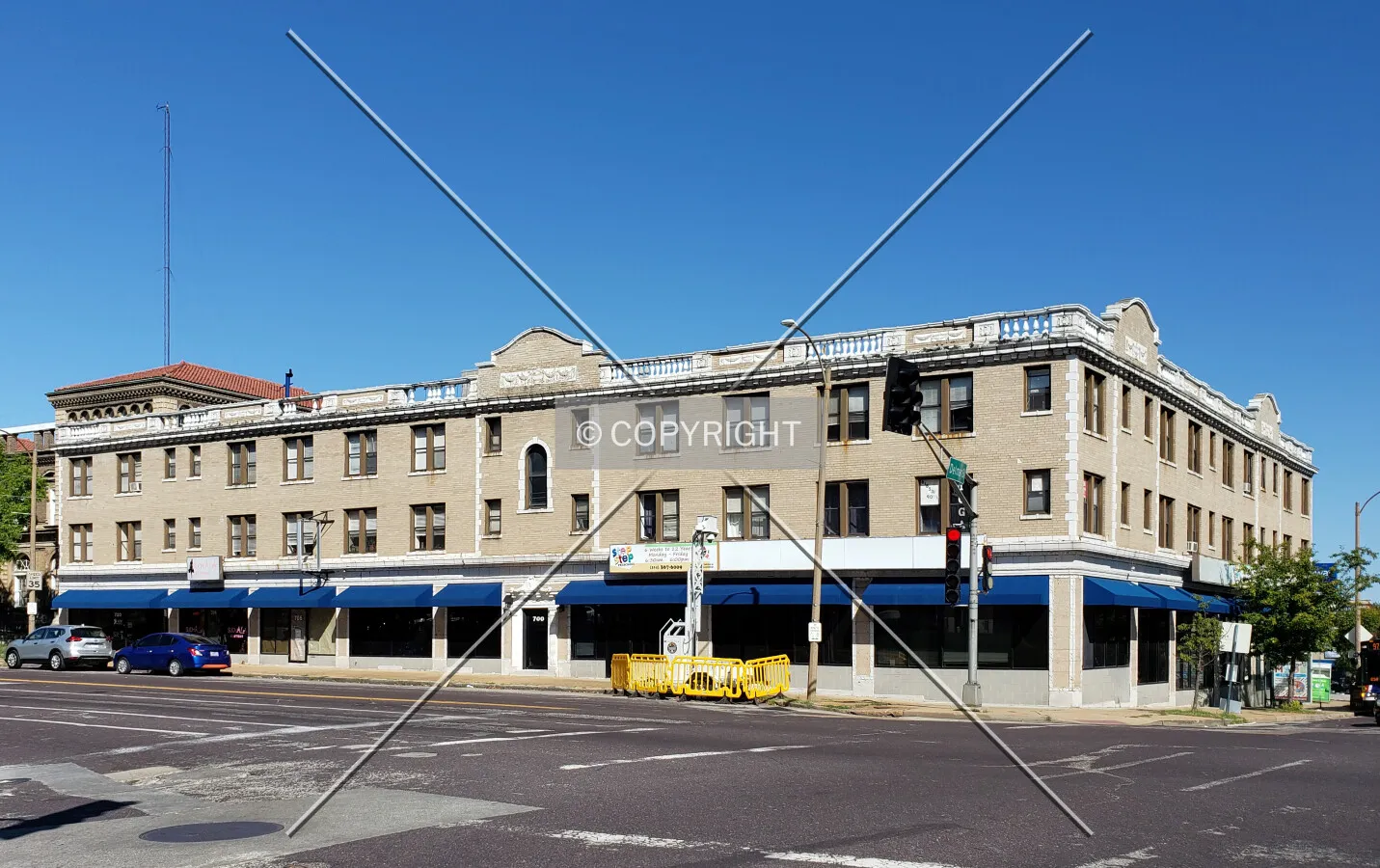 View from the southwest; September 14, 2019
