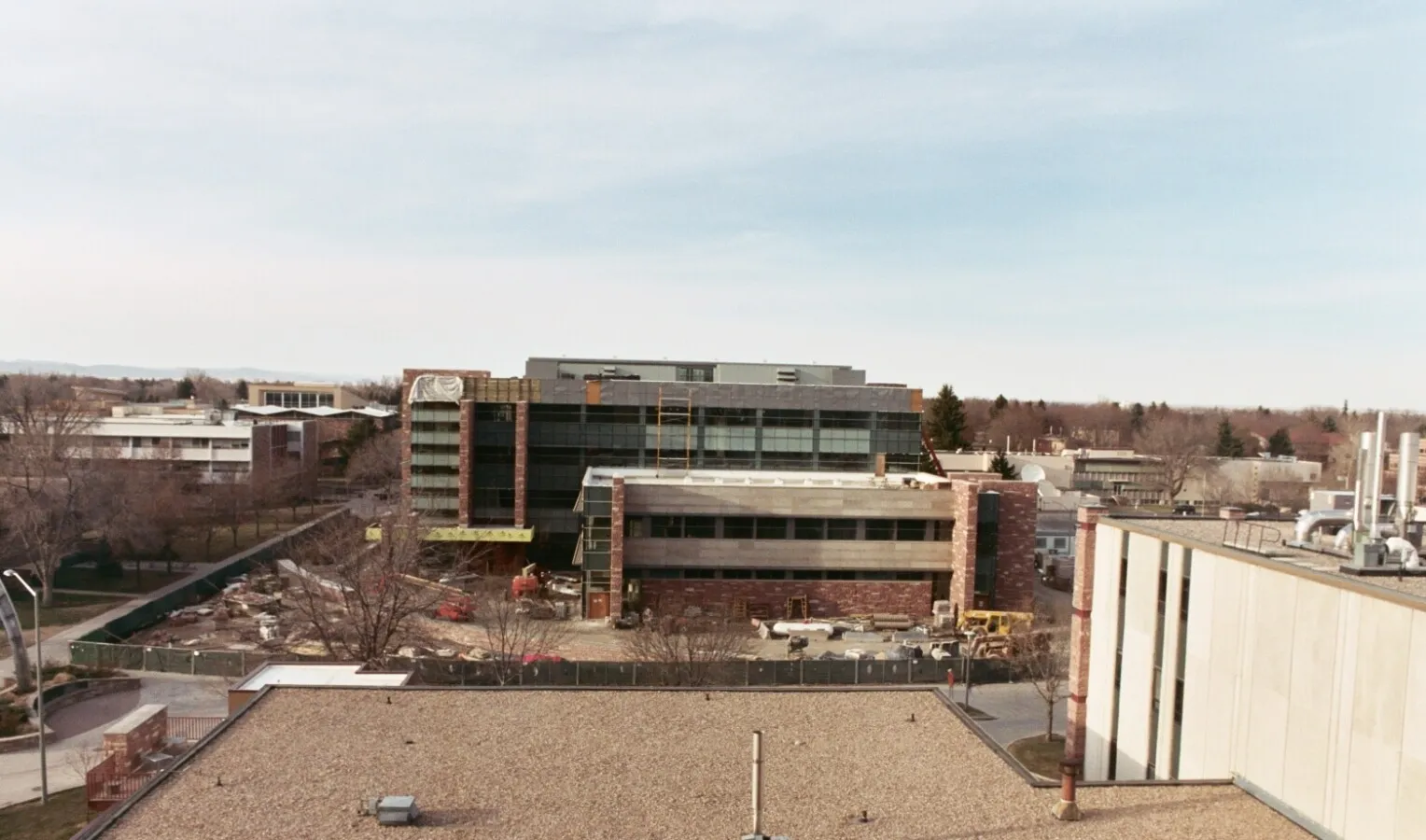 Elevated view from the south