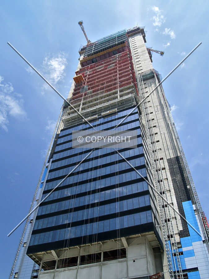 Looking up from the southeast