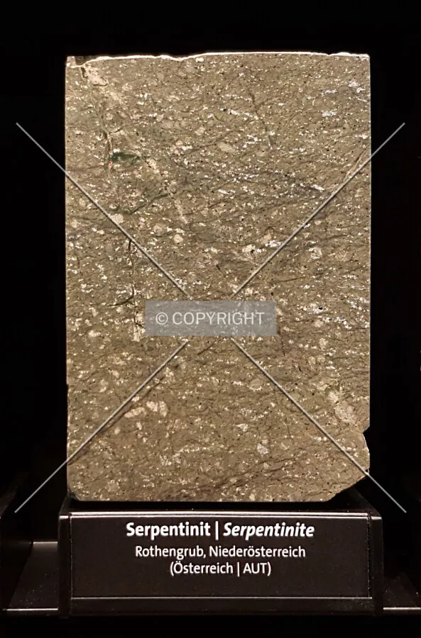 Serpentinite found in Rothengrub (Niederösterreich, Austria)