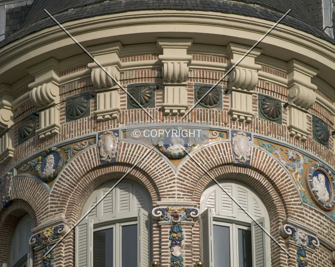 Detail of the tower